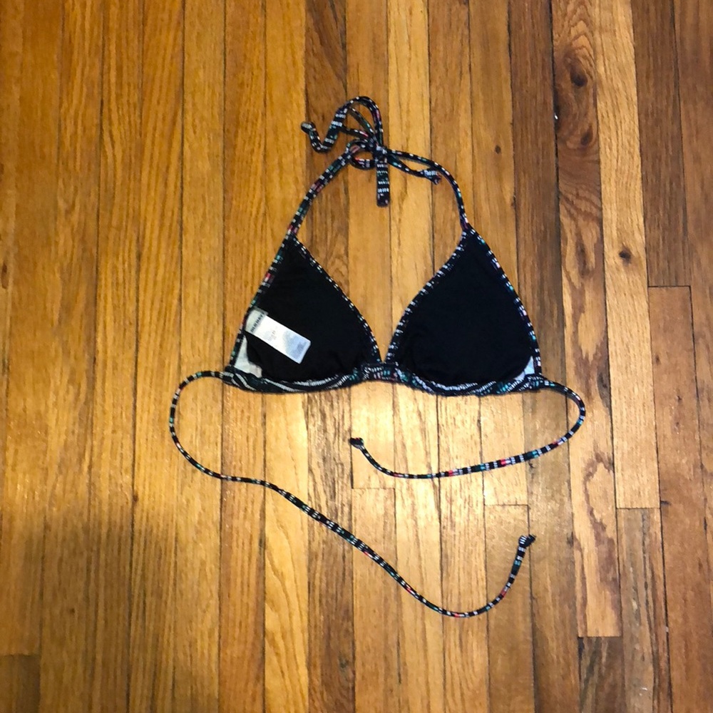 Multi-colored patterned triangle bikini - Picture 2 of 2